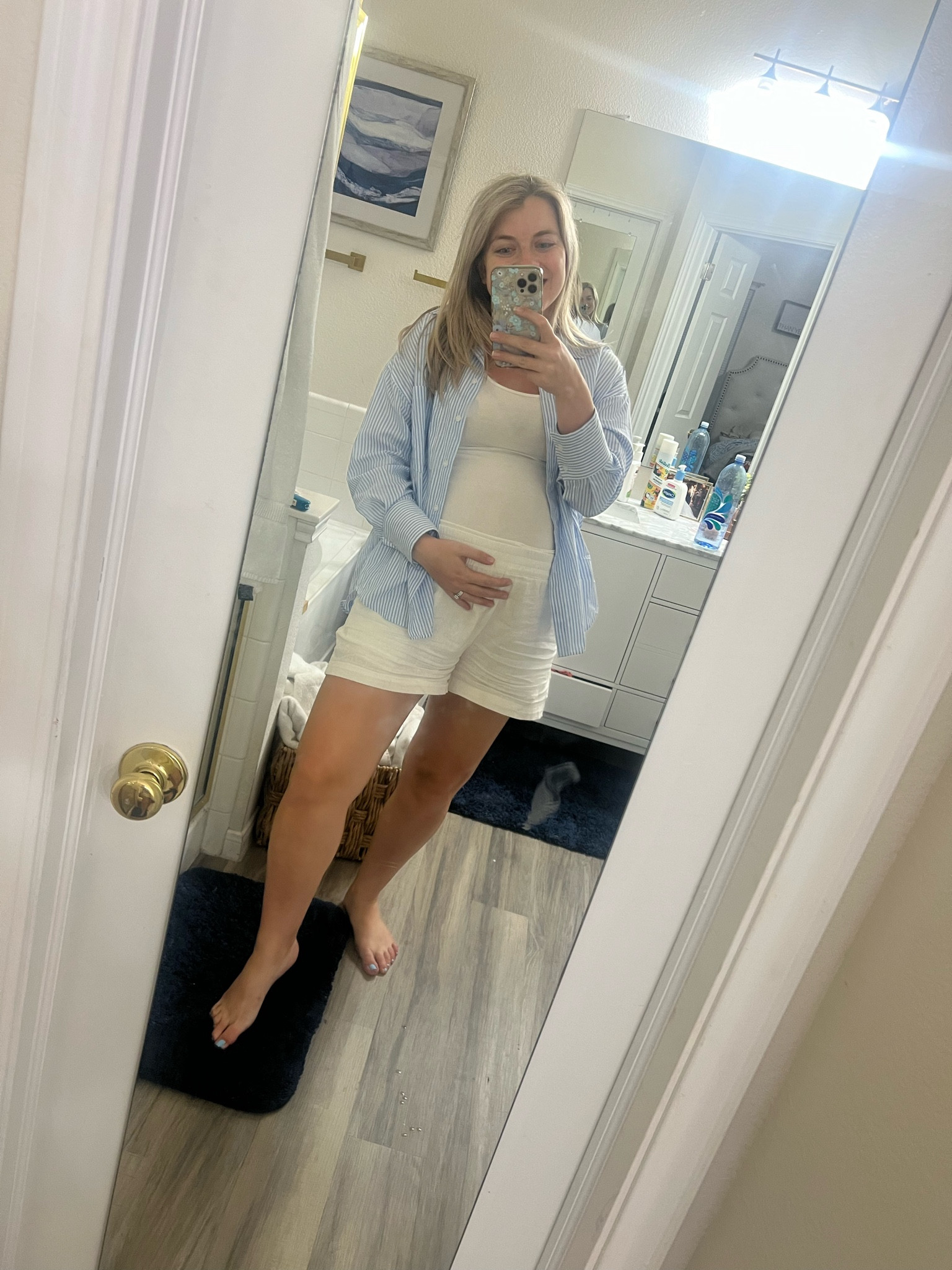 These linen shorts have been so good for the growing bump! Have been my go to with the elastic waist band and the Texas heat! 

bump friendly, linen shorts, old navy finds, summer outfit inspo, comfy casual outfit, beach outfit

#LTKStyleTip #LTKFindsUnder50 #LTKBump