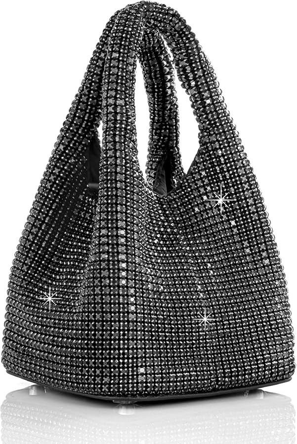 BABEYOND Sparkly Evening Bags Clutch Purses for Women Portable Handbag | Amazon (US)