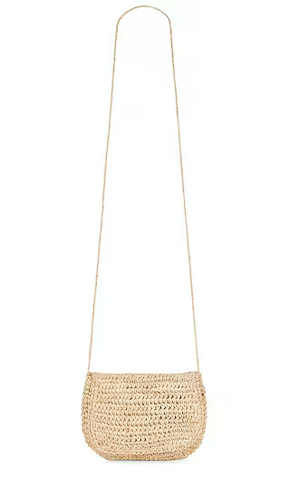 Hat Attack Straw Belt Bag in Tan. | Revolve Clothing (Global)