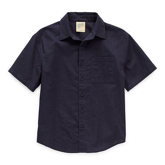 Thereabouts Little & Big Boys Short Sleeve Button-Down Shirt | JCPenney