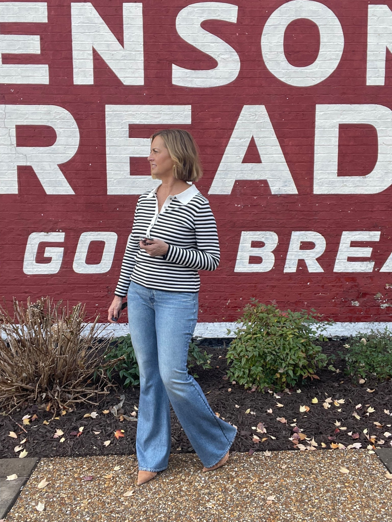 N E W style and wash in these very popular sweatpant jeans. I love how easy it is to dress this style up for a fun day or evening. They have a flattering flared leg and are a little longer so you can wear a shoe or boot with a little heel. 

📏 Sizing: Theyvfit TTS (true to size) I’m wearing my normal size and they are perfect. I’m 5’6” and they are long enough to wear a kitten or low heel. They are stretchy and soft. I highly recommend. My cost per wear is dropping weekly

Rag and Bone sweatpant jeans, rag and bone jeans, bootcut sweatpant jeans, Amazon striped polo, striped knit polo, neutral striped top, Amazon fashion, Amazon finds, Amazon mules, suede mule pumps, casual chic outfit, elevated basics, casual outfit over 50, midlife style, women’s fall fashion, everyday outfit ideas, dress up or dress down, capsule wardrobe, neutral wardrobe staples, comfy chic style, modern classic style, wardrobe essentials, jeans for women over 50, flattering bootcut jeans, comfortable denim, style for women, casual street style, polished casual, minimalist style, fall outfit inspo, jeans outfit idea, outfit ideas over 50, versatile outfit, weekend style, coffee run outfit, lunch date outfit, errands outfit, ageless style, trendy yet timeless, chic comfort, fall neutrals, amazon outfit ideas, smart casual outfit, effortless style, women’s fashion 50 plus, everyday style inspo, style inspiration, easy outfits for women, classic casual look, ShopPixieCo, Pixie style

#LTKootd #LTKWorkwear #LTKOver40