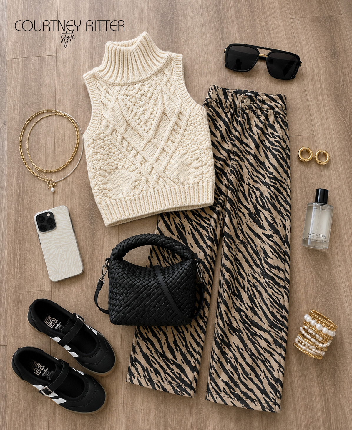 Such a fun outfit to transition into the fall. A fun pant is one of my favorite things and I'm living for animal print right now!  

 #LTKgrwm #LTKootd #LTKSaleAlert
