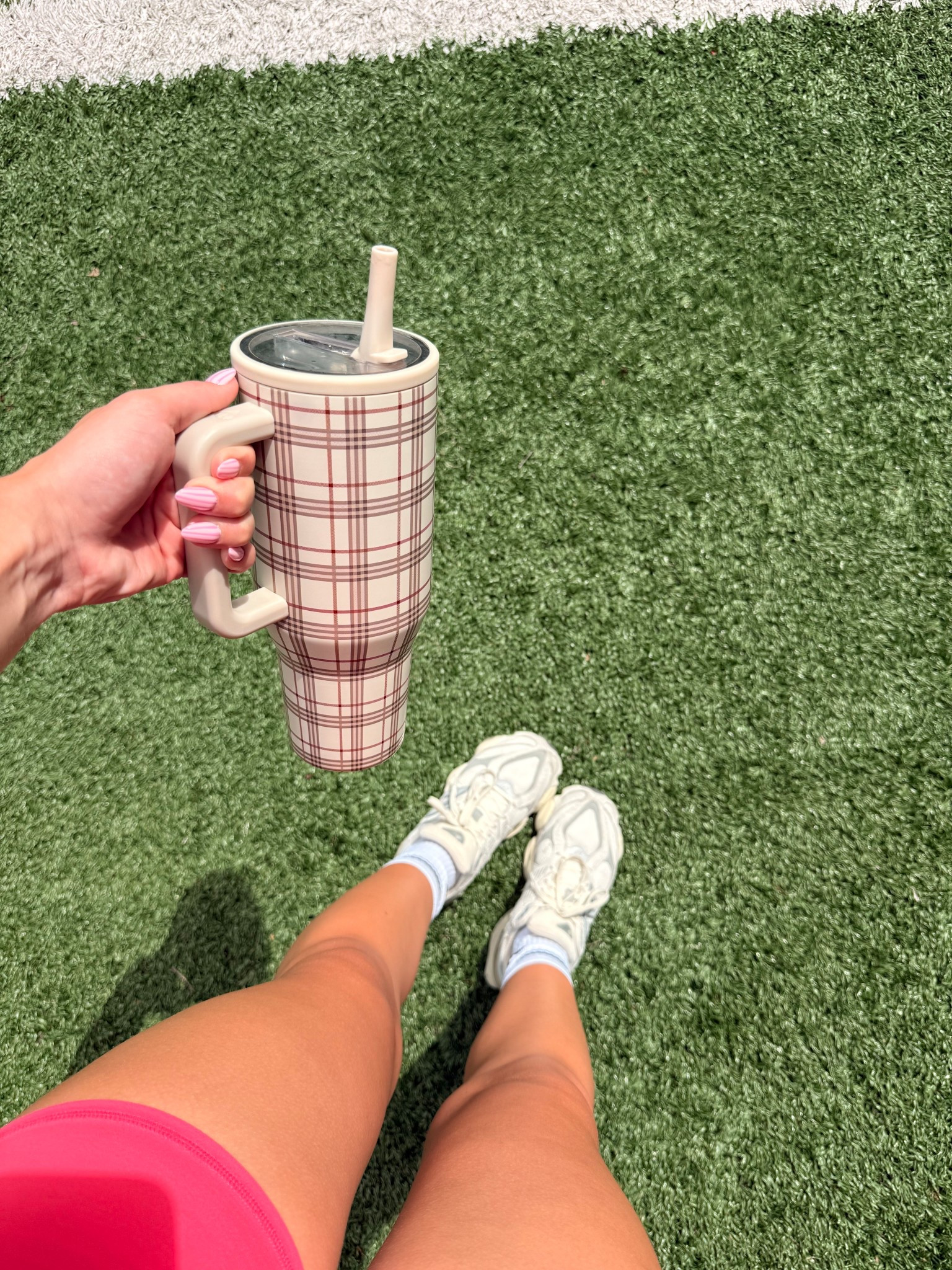 workout essentials: cute water bottle & shoes 💗🤸‍♀️😝 

#LTKActive #LTKfitnessgoals #LTKspringtrends