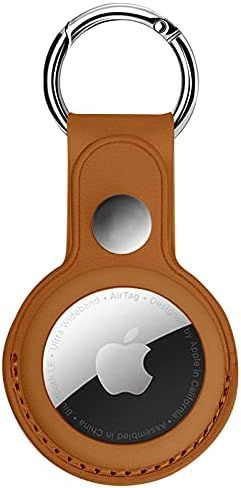 Amazon.com: Marchero Leather Airtag Case,Key Ring Holder Protection Cover with Keychain Compatibl... | Amazon (US)
