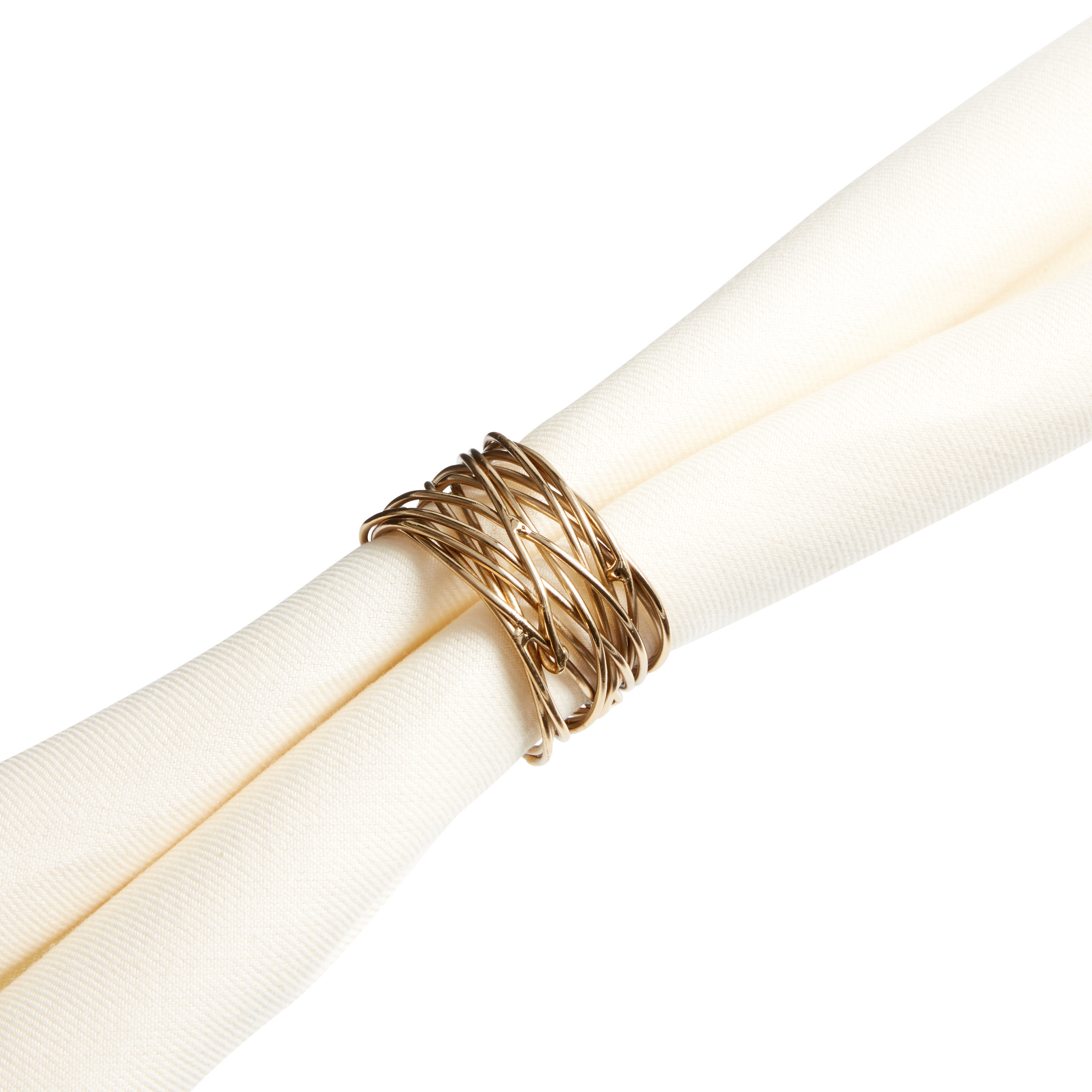Gold Wire Nest Napkin Rings | World Market