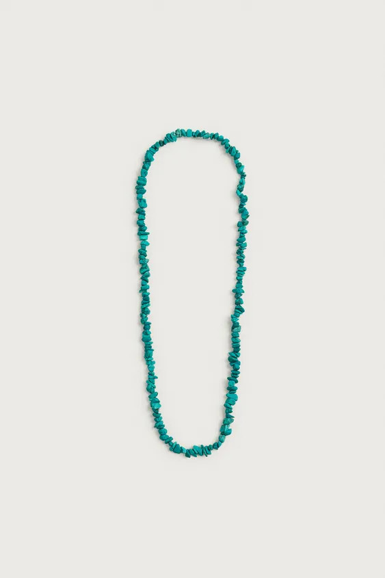 Model height: 188 cmNecklace made of stone beads.Length: Medium.Special collection Aaron Levine x... | Zara UK