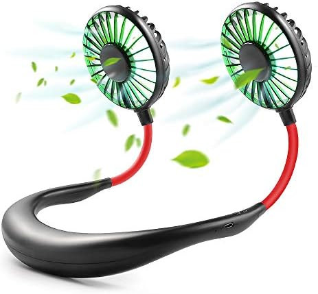 Hands Free Neck Fan,Mini USB Personal Fan Rechargeable,Headphone Design Pocket Fan with 3 Speeds ... | Amazon (US)