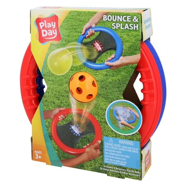Play Day Paddle Ball Toss Game with Water Balloons, Ages 5 + Up, Unisex - Walmart.com | Walmart (US)