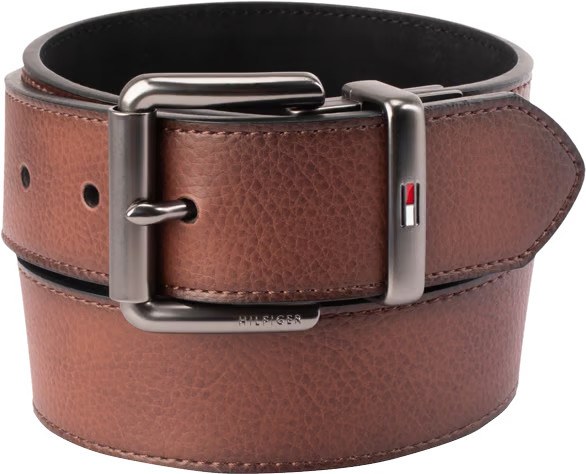 Men’s Two-In-One Reversible Casual Matte and Pebbled Belt | Macy's