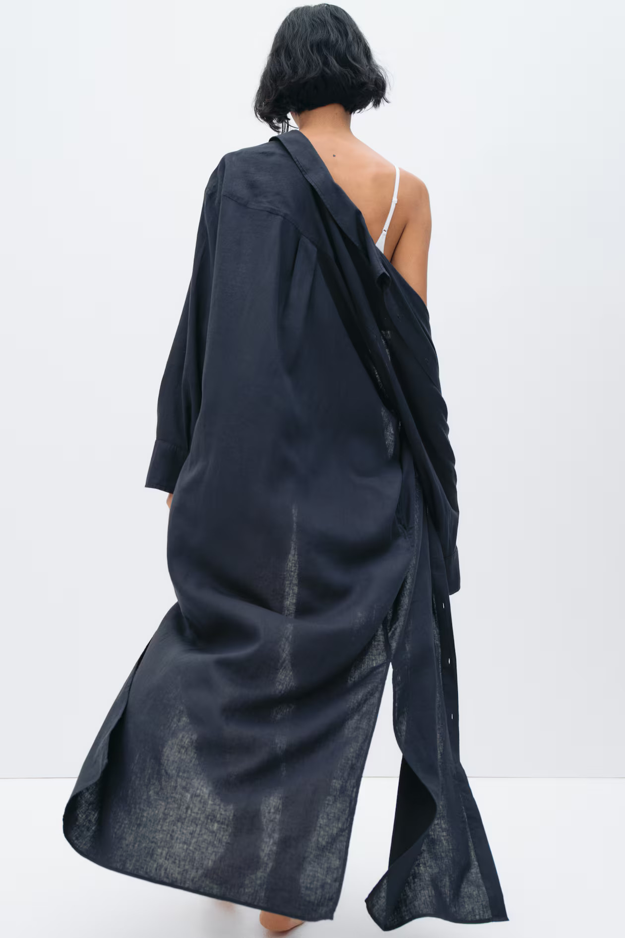 Linen-blend shirt dress | H&M (UK, MY, IN, SG, PH, TW, HK)