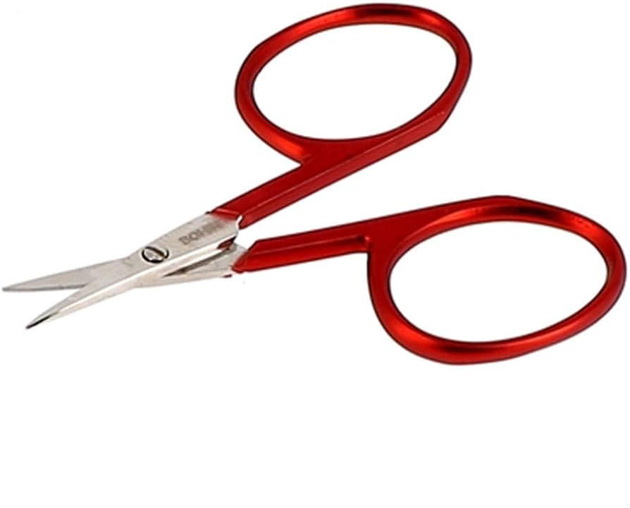Bohin BH24315 Embroidery Scissors Mini Soft Touch 2 1/4", Metal, Silver/Red, 0.1 x 4 x 6 cm | Amazon (US)