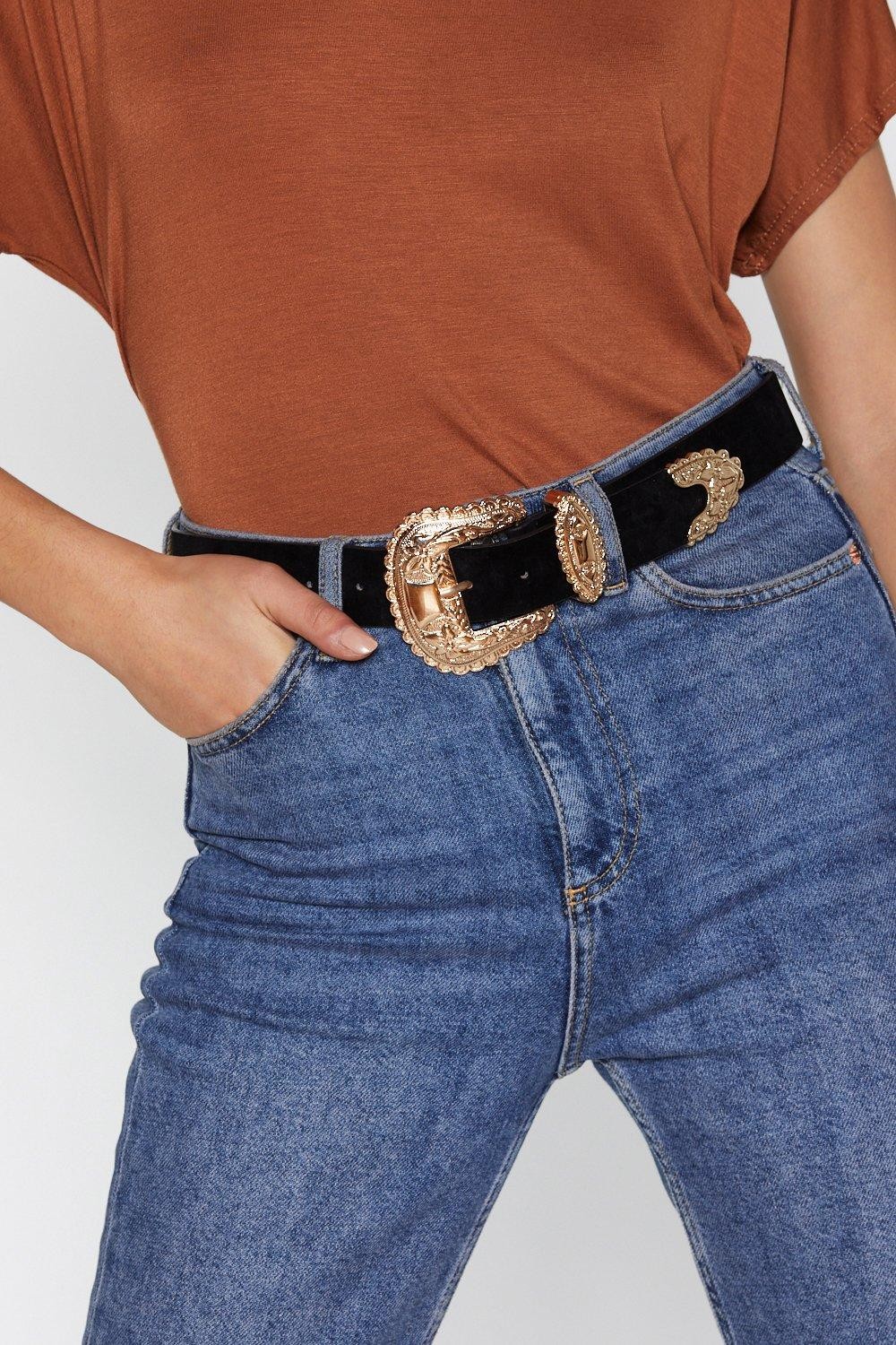 Think Big Velvet Belt | NastyGal (US & CA)