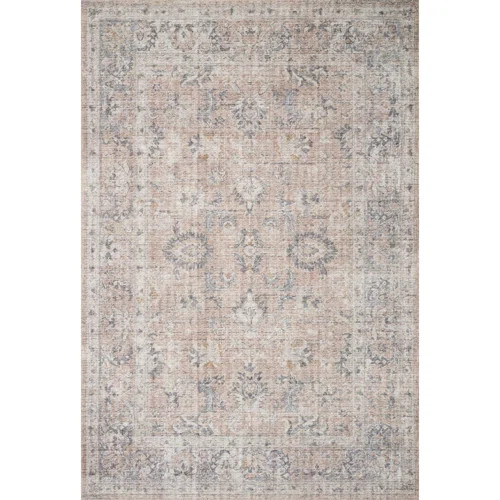 Fallynn Handmade Blush / Grey Indoor/Outdoor Rug | Wayfair North America