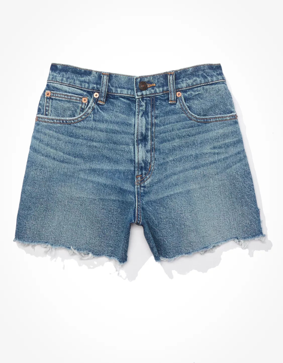 AE Stretch Denim Highest Waist '90s Boyfriend Short | American Eagle Outfitters (US & CA)