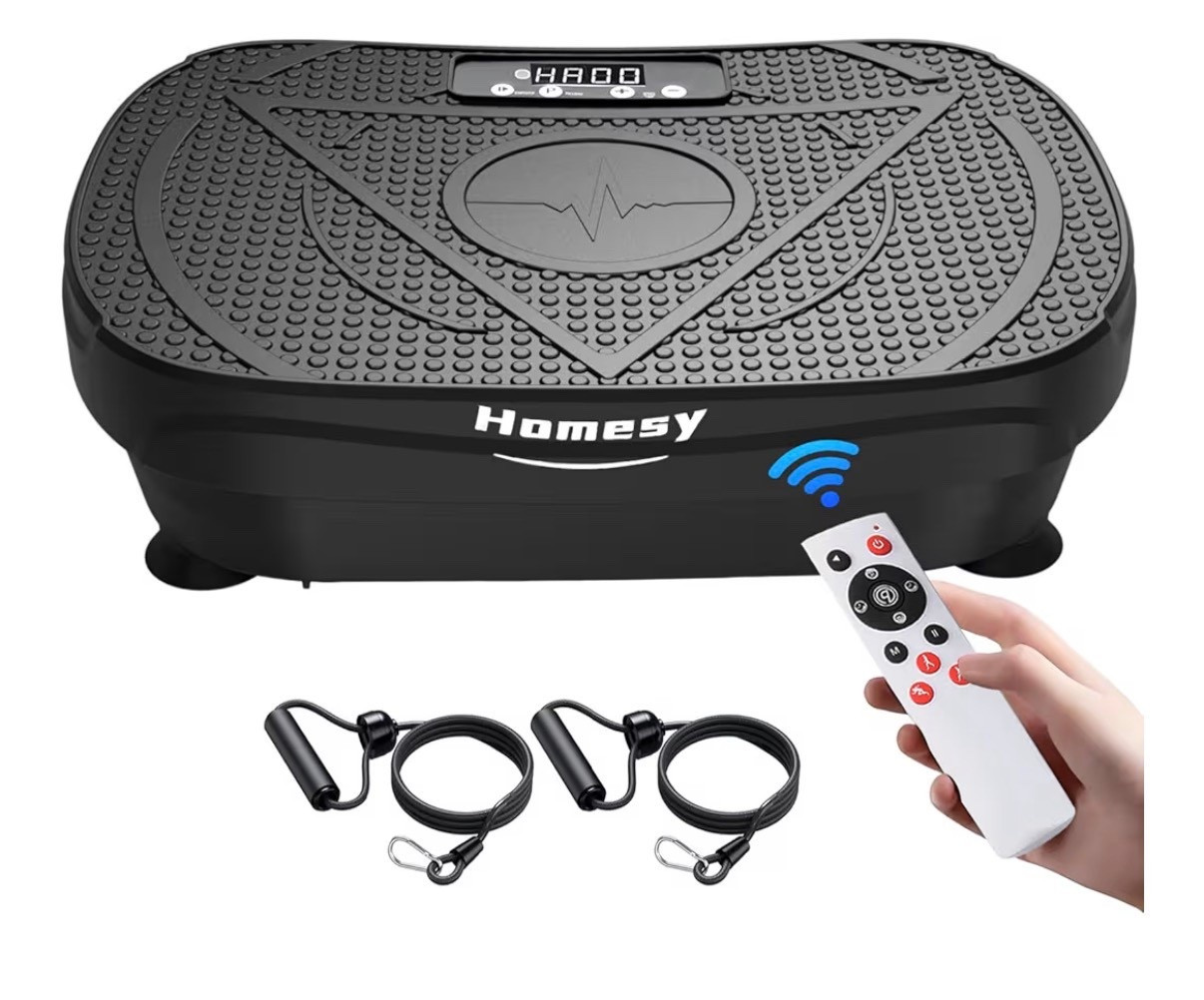 Vibration plate with Bluetooth and a remote!

#LTKfitnessgoals #LTKselfcare #LTKmomlife