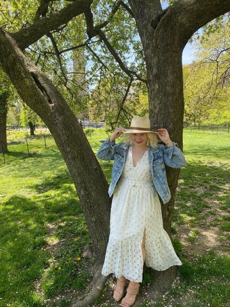 Sunday OOTD. Love this polka dot dress. It comes in a bunch of colors, that I own from the mauve to navy blue. Perfect for church, mother’s day, a shower, even graduation or a wedding. #dressobsessed 

#LTKstyletip #LTKparties #LTKwedding