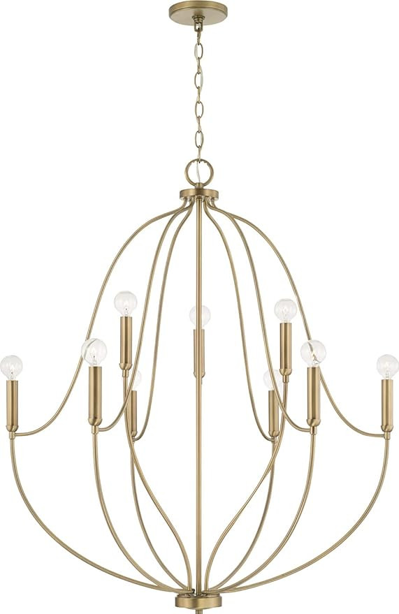 HomePlace Lighting 447091AD Madison Classic Traditional Chandelier, 9-Light 540 Total Watts, 38" ... | Amazon (US)