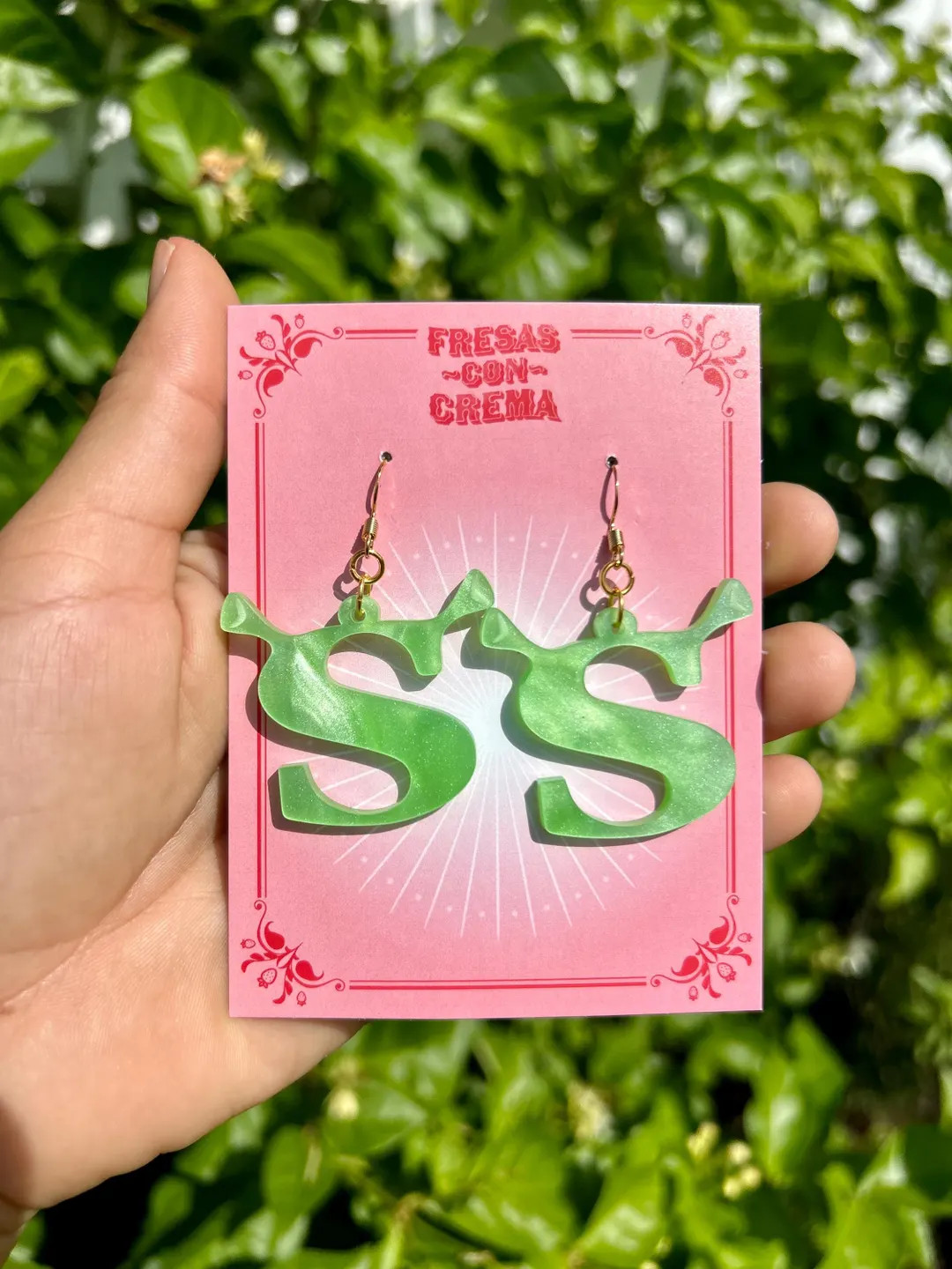 S is for Ogre Acrylic Earrings | Etsy (US)