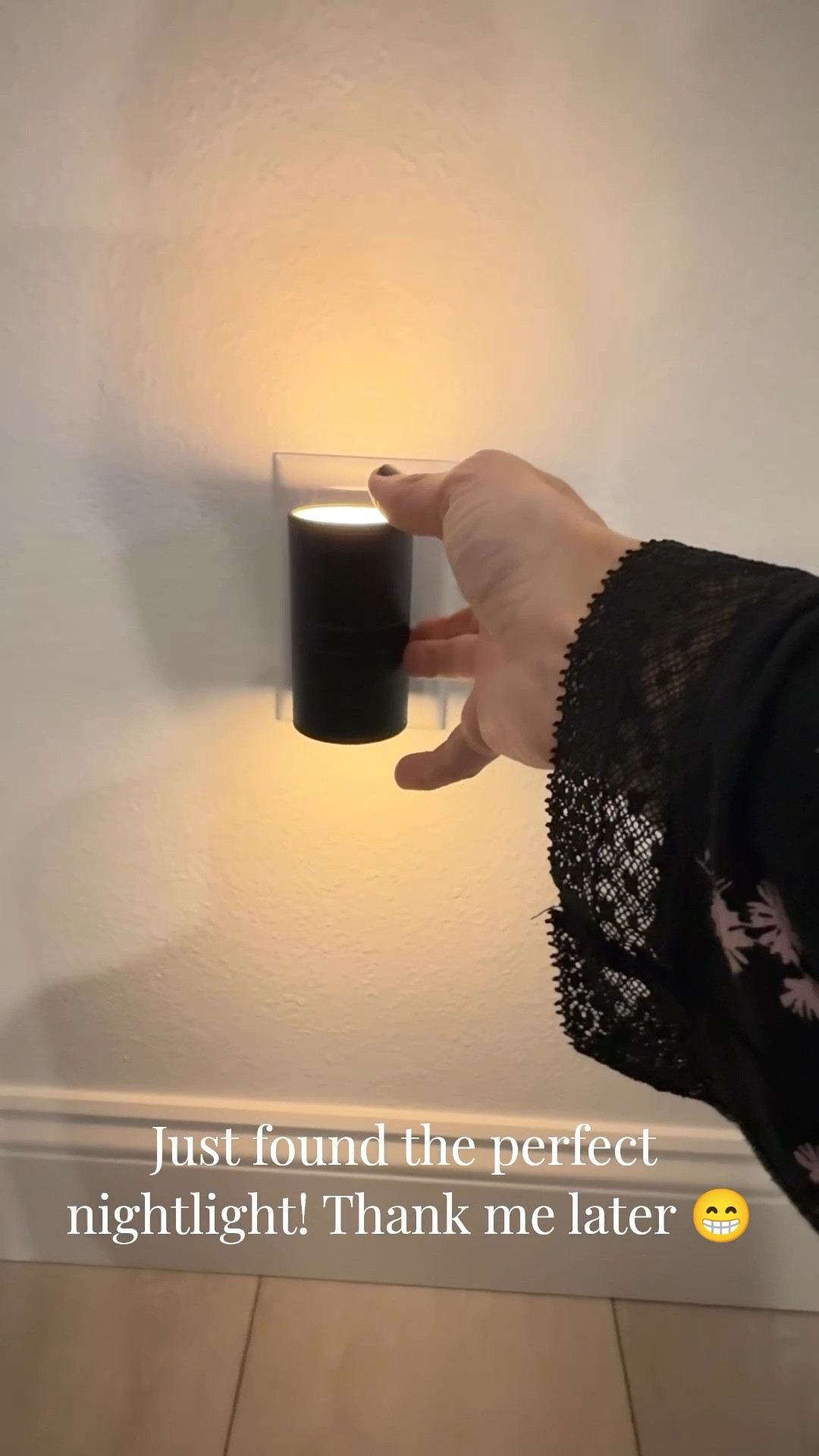 Perfect automatic nightlight - sensor turns them on and off. And they are dimmable!!! 

#LTKSaleAlert #LTKHome