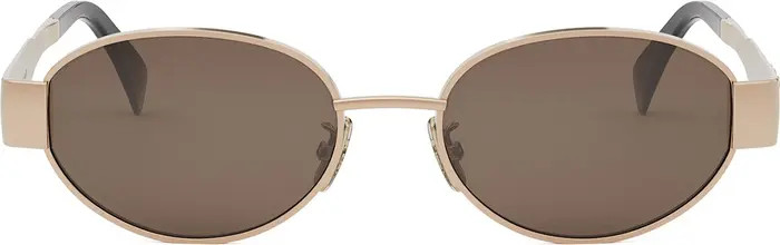 Triomphe 54mm Oval Sunglasses | Nordstrom