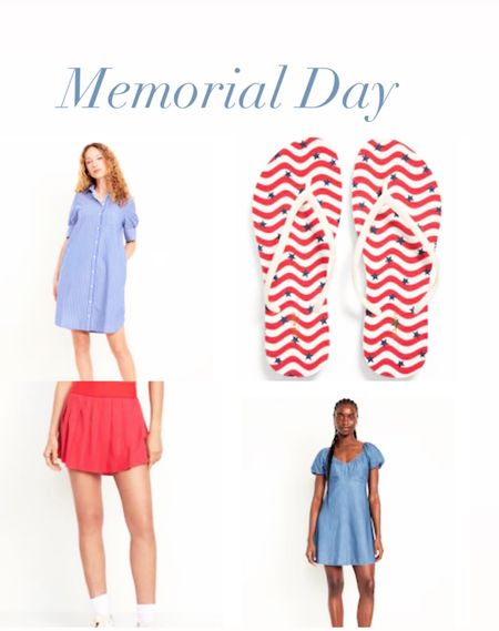 Summer outfits for Memorial Day parities.  Summer dress, skirt, Old Navy

#LTKU #LTKFindsUnder50 #LTKSeasonal