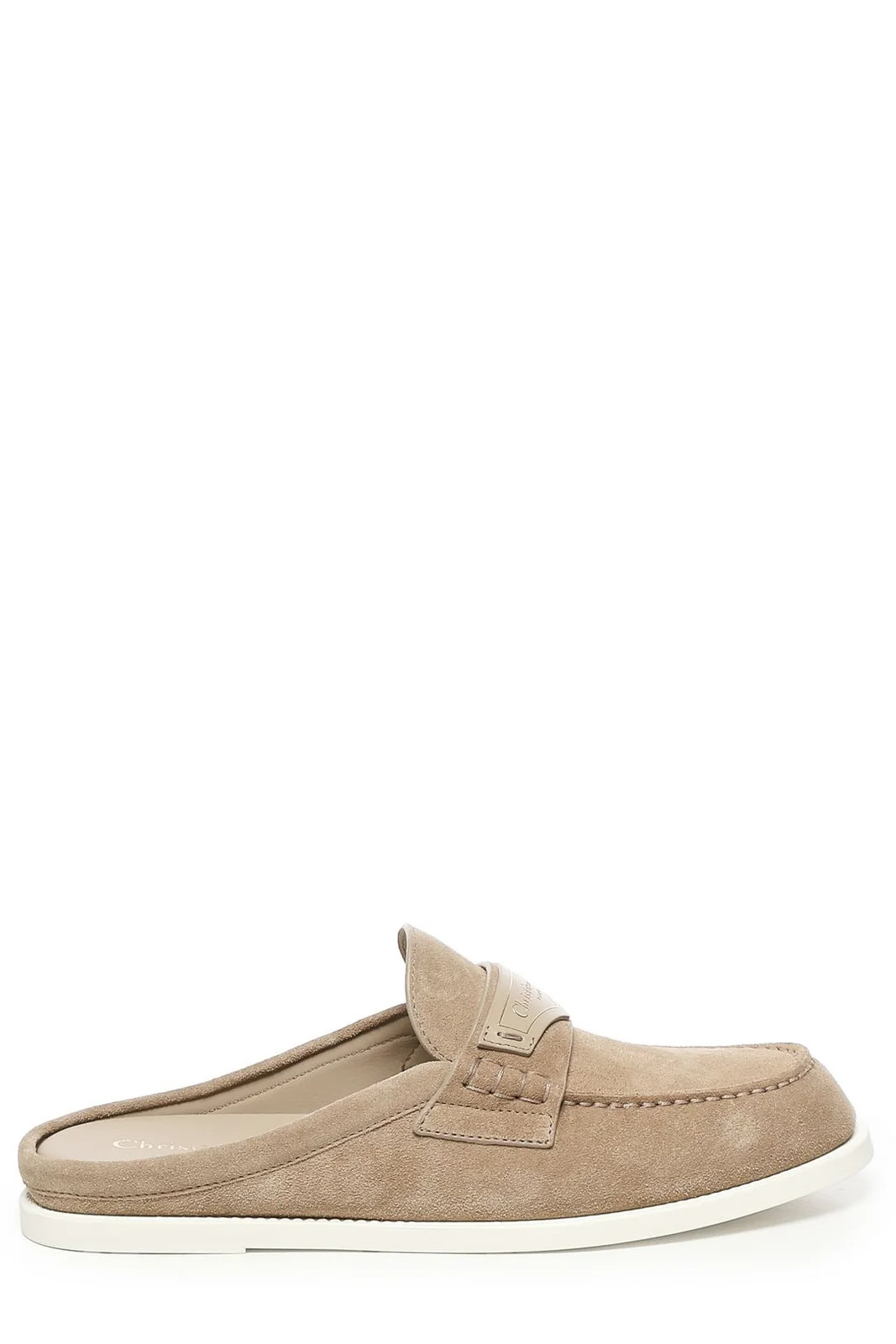 Christian Dior Boy Logo Debossed Slip-On Sandals | Cettire Global