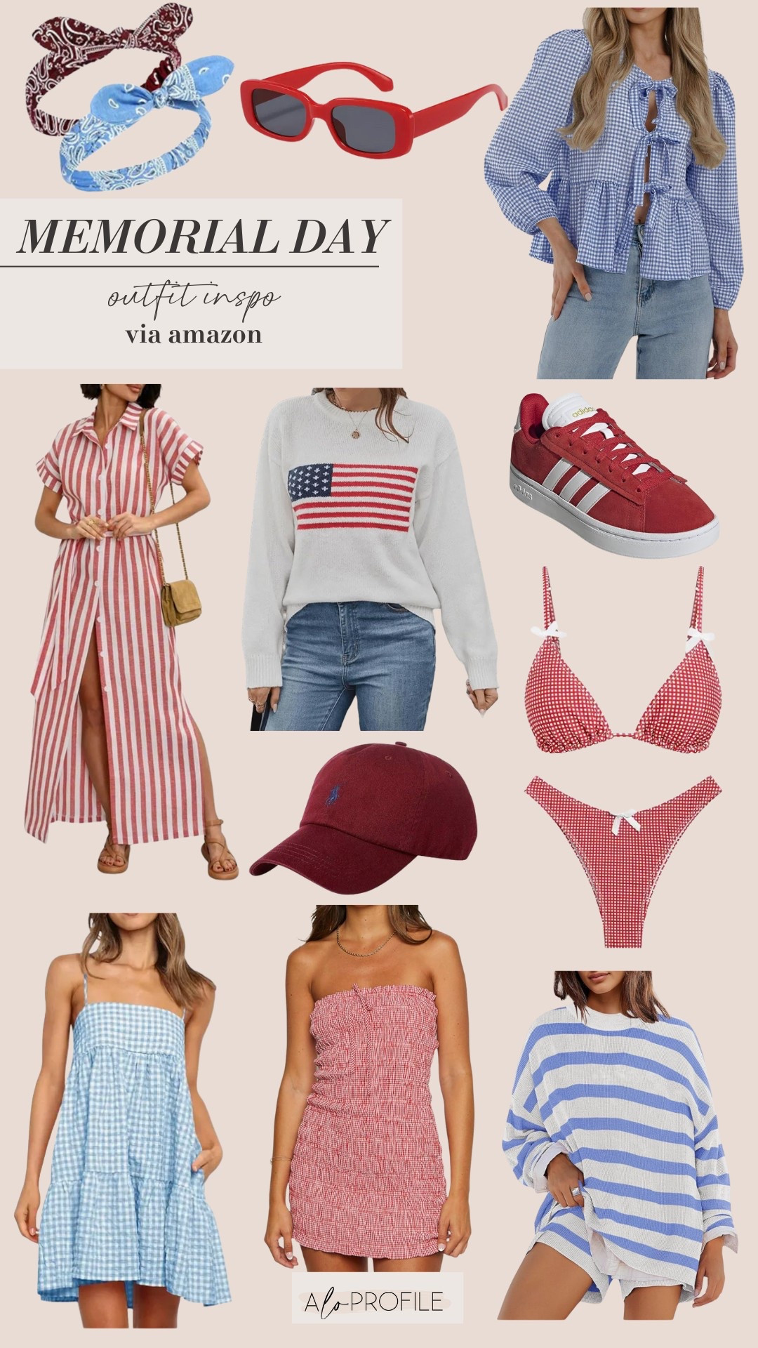 Memorial Day Outfit Inspo // Amazon fashion, Amazon finds, Amazon summer fashion, Memorial Day outfit, summer outfit, summer style, vacation outfits, Amazon summer fashion finds