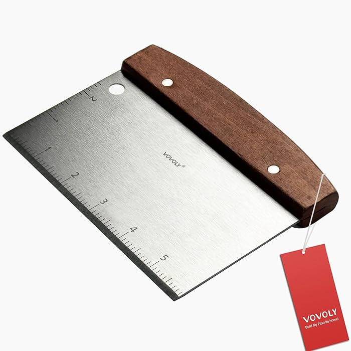 Vovoly Multipurpose Bench Scraper Kitchen Utensil for Flat Top Griddle, Dough Scraper Cutter for ... | Amazon (US)