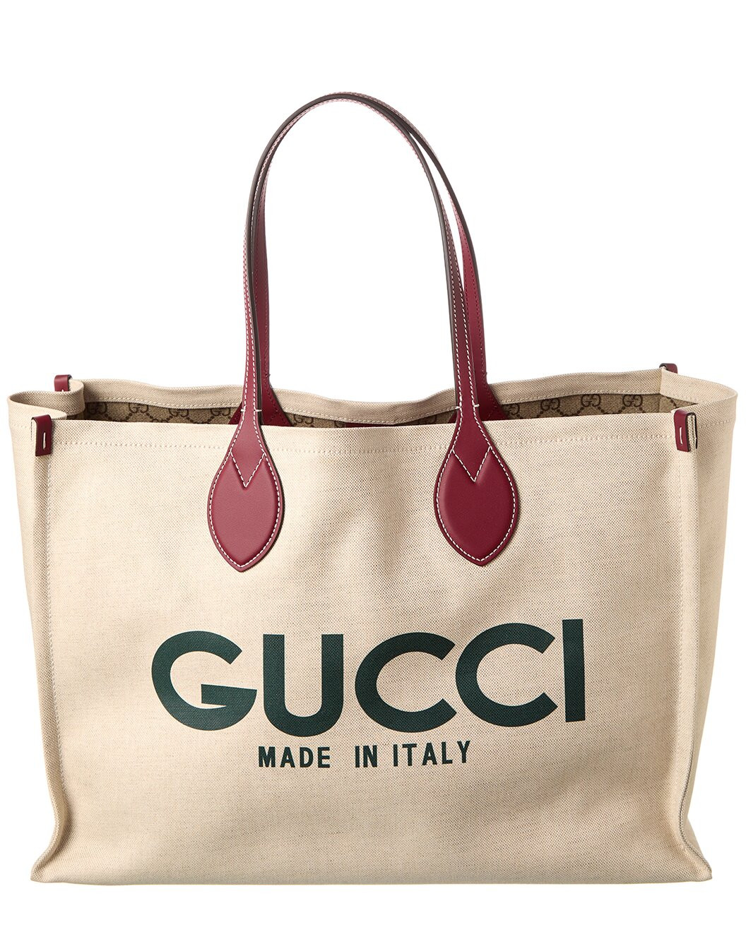 Logo Print Canvas & Leather Tote | Gilt & Gilt City