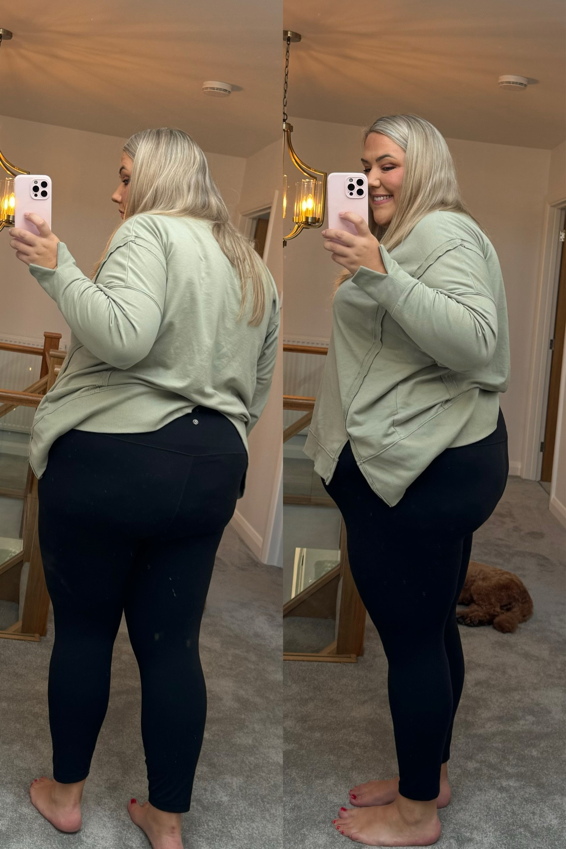Best ever leggings. Like ever. A big cuddle for your bum and legs. Buttery soft, don’t sag, not see-through, don’t fall down, don’t bobble. 10/0 for comfort and style. True to size but if you’re in-between go for the smaller one. 

Linking sizes 20-28 below, and then sizes 6-18 separately underneath. 

#leggings #plussize #plussizefashion #plussizestyle #autumnfashion 