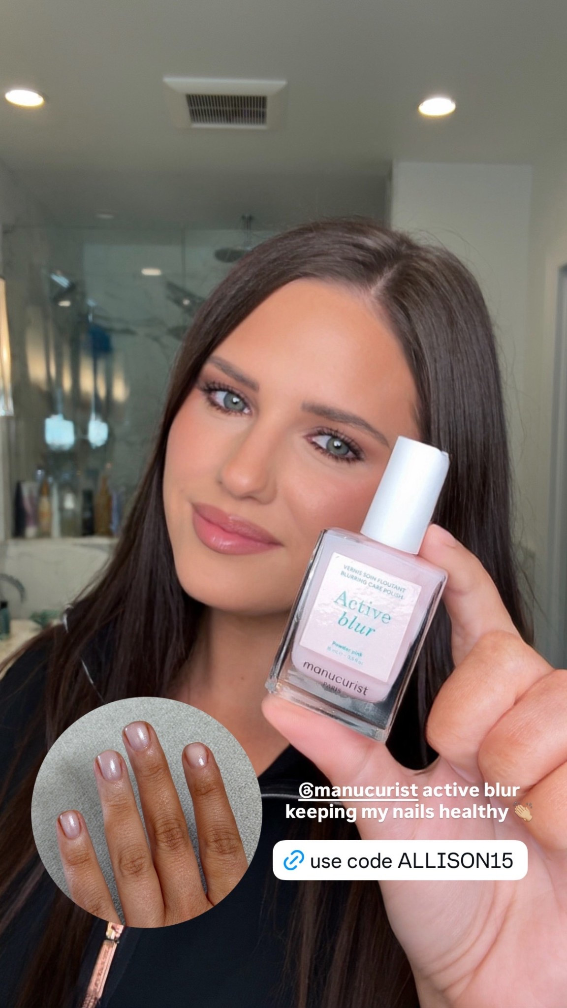 The first powder-pink blurring care polish that evens out imperfections for a flawless, perfected
finish. A true beauty filter, this hybrid care & make-up polish with a velvety matte finish
strengthens the nail plate with its patented formula, enriched with chestnut extract, niacinamide
and AHAs, and 78% natural origin

#LTKBeauty