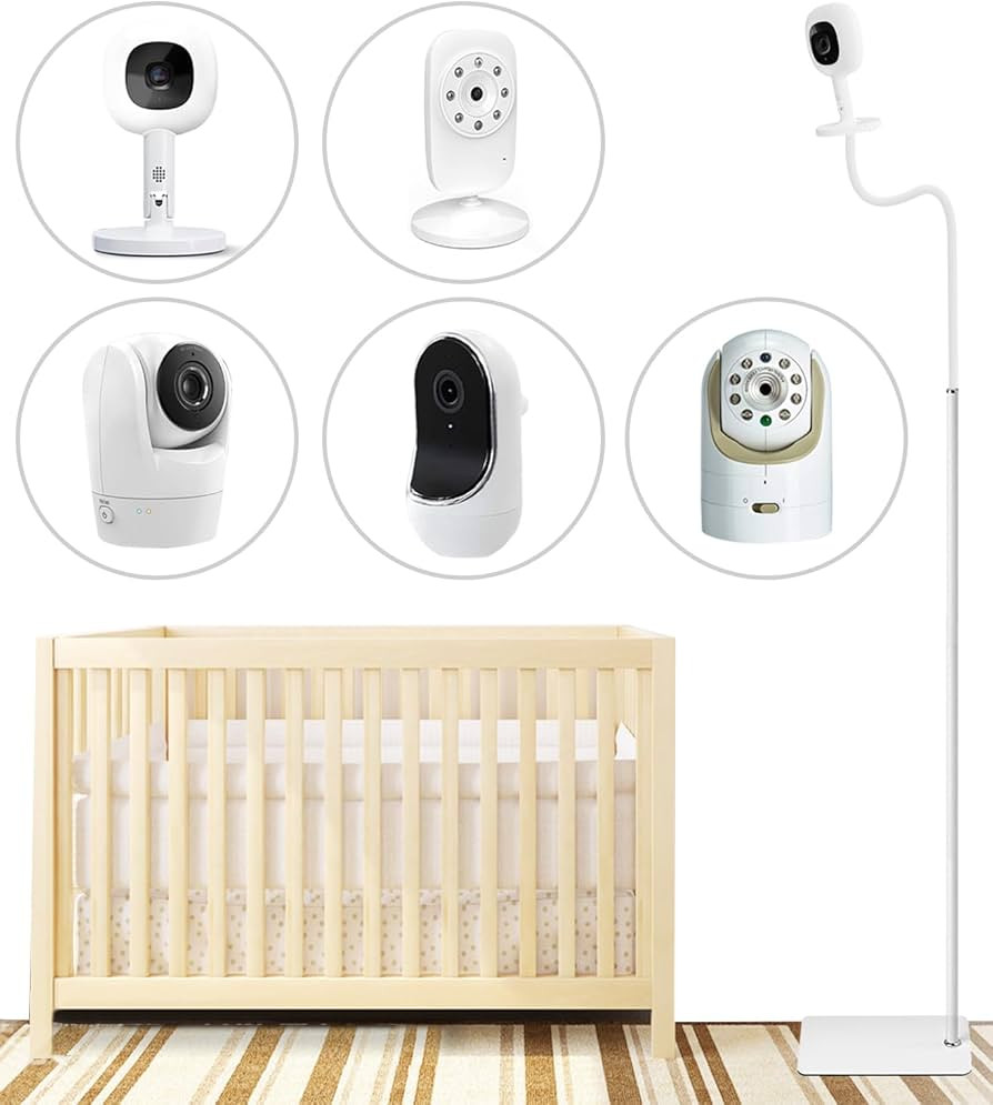 Baby Monitor Floor Stand Compatible with Infant Optics, Nanit Pro, Owlet Cam/Cam 2 Baby Monitor, ... | Amazon (US)