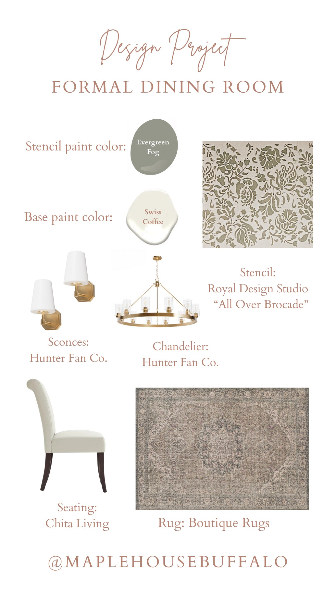 Formal dining room refresh and stencil project 

Chandelier, sconces, lighting, antique bronze, gold, dining chair, evergreen fog, vintage 

#LTKSpringSale #LTKstyletip #LTKhome