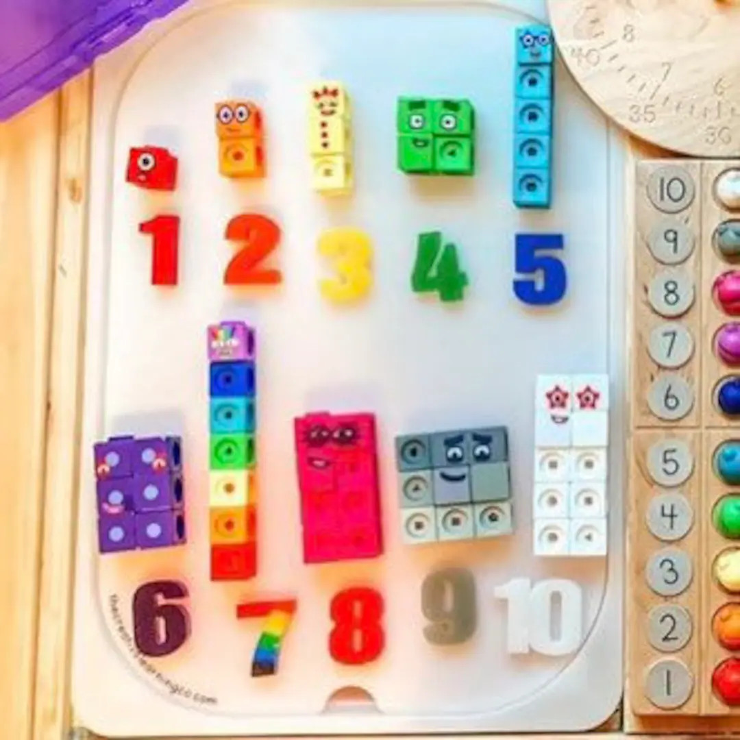 Numberblocks Rainbow Resin Numbers, Counting, Math Manipulative, Homeschool, Preschool - Etsy | Etsy (US)