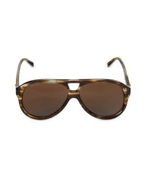 Gucci 59MM Pilot Sunglasses on SALE | Saks OFF 5TH | Saks Fifth Avenue OFF 5TH