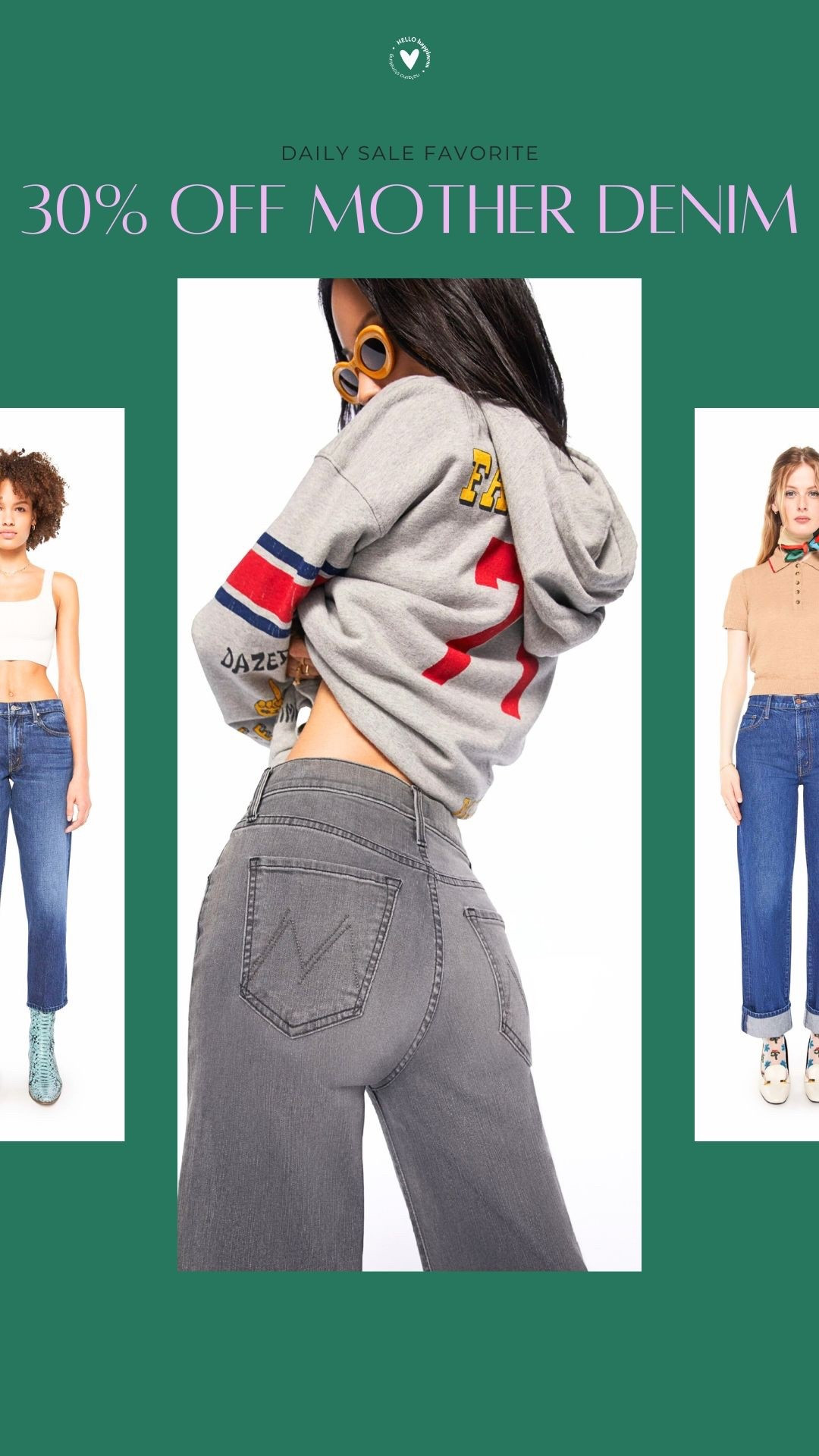 daily sale fav | 30% off mother denim 

#LTKSaleAlert