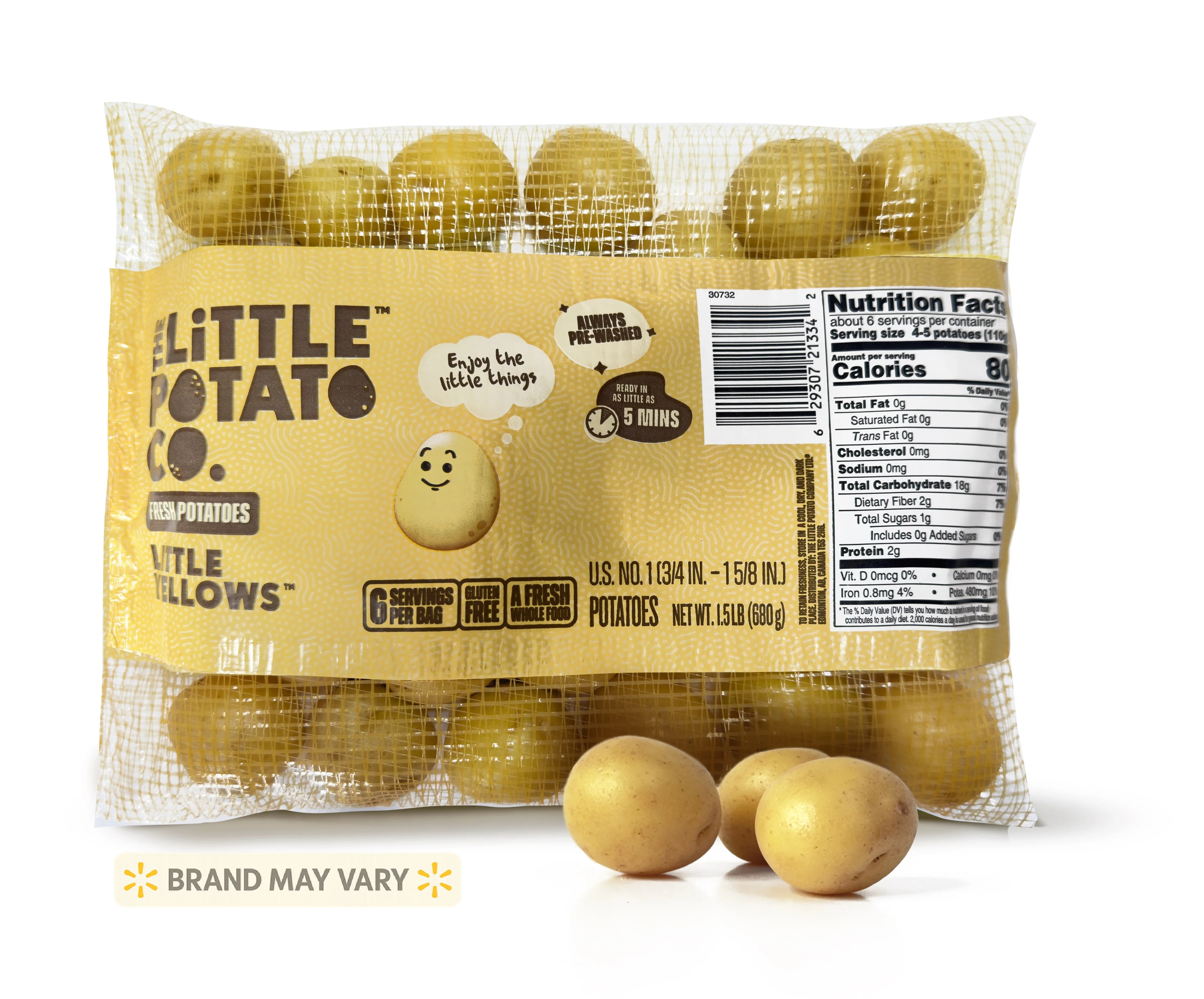 Fresh Yellow Baby Potatoes, 1.5 lb Bag | Walmart (US)