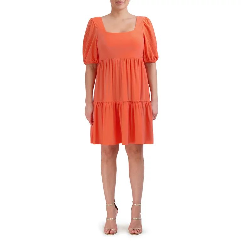 BCBG Paris Women's Babydoll Mini Dress, Sizes XS-2XL | Walmart (US)