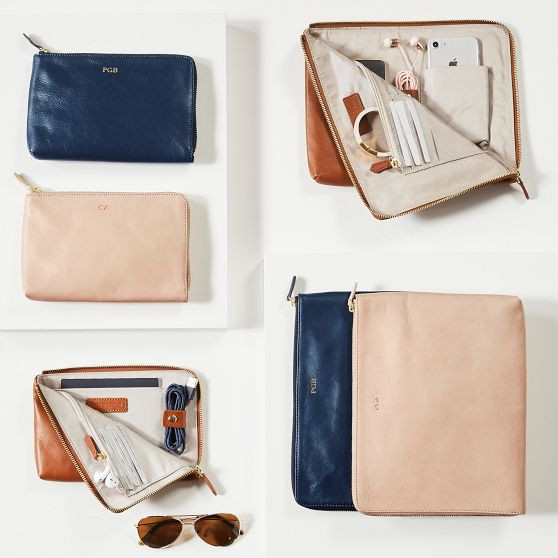 Leather Commute Clutch | Mark and Graham