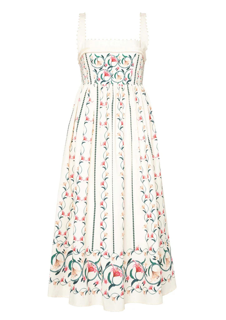Barbara Rocio Cotton Midi Dress | Over The Moon