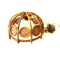 Burnt Bamboo Chandelier Hollywood Regency | Etsy (US)