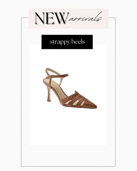 Strappy heels for work 

#LTKsalealert #LTKshoecrush #LTKworkwear