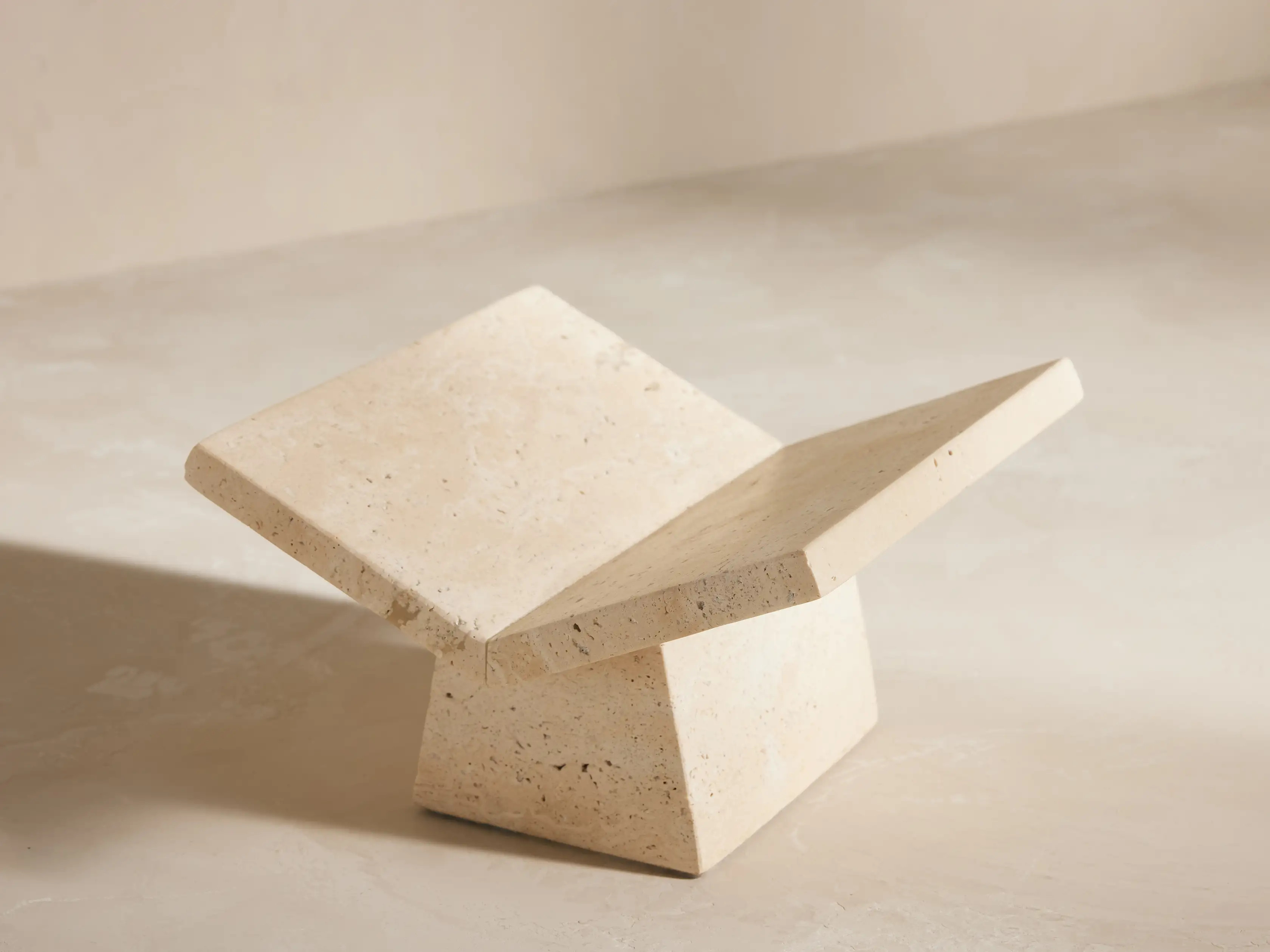 Travertine Book Stand | Arhaus