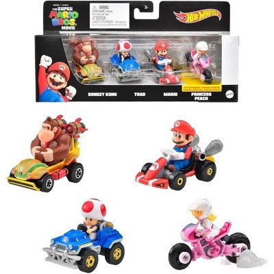 Hot Wheels The Super Mario Bros. Movie Jungle Kingdom Raceway Playset 4 Pack | Target