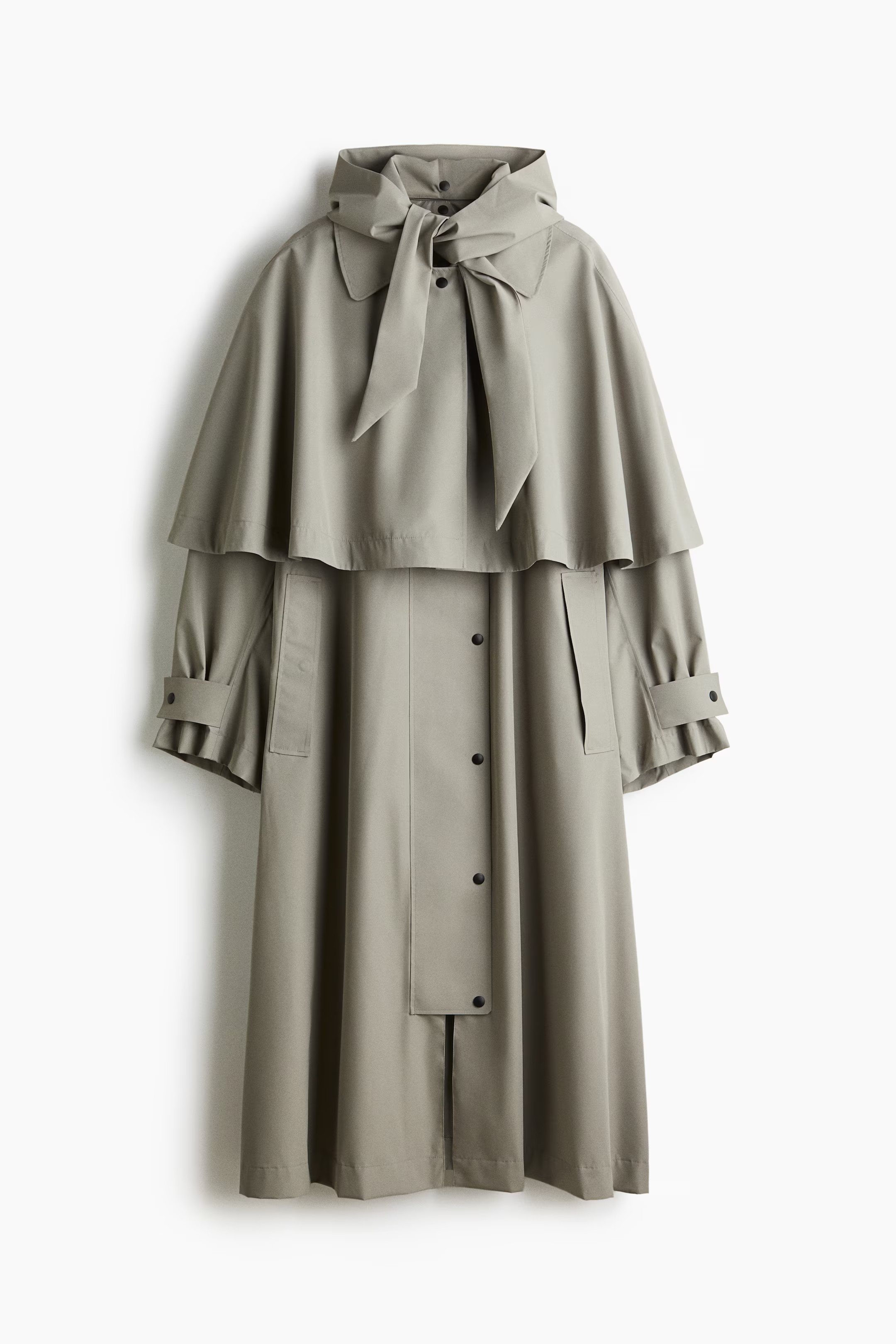 Rain parka with StormMove™ - Light grey - Ladies | H&M GB | H&M (UK, MY, IN, SG, PH, TW, HK)