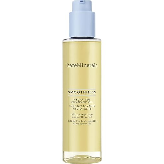 bareMinerals Smoothness Hydrating Oil Cleanser, Gentle Cleansing Oil for Face, Waterproof Makeup ... | Amazon (US)