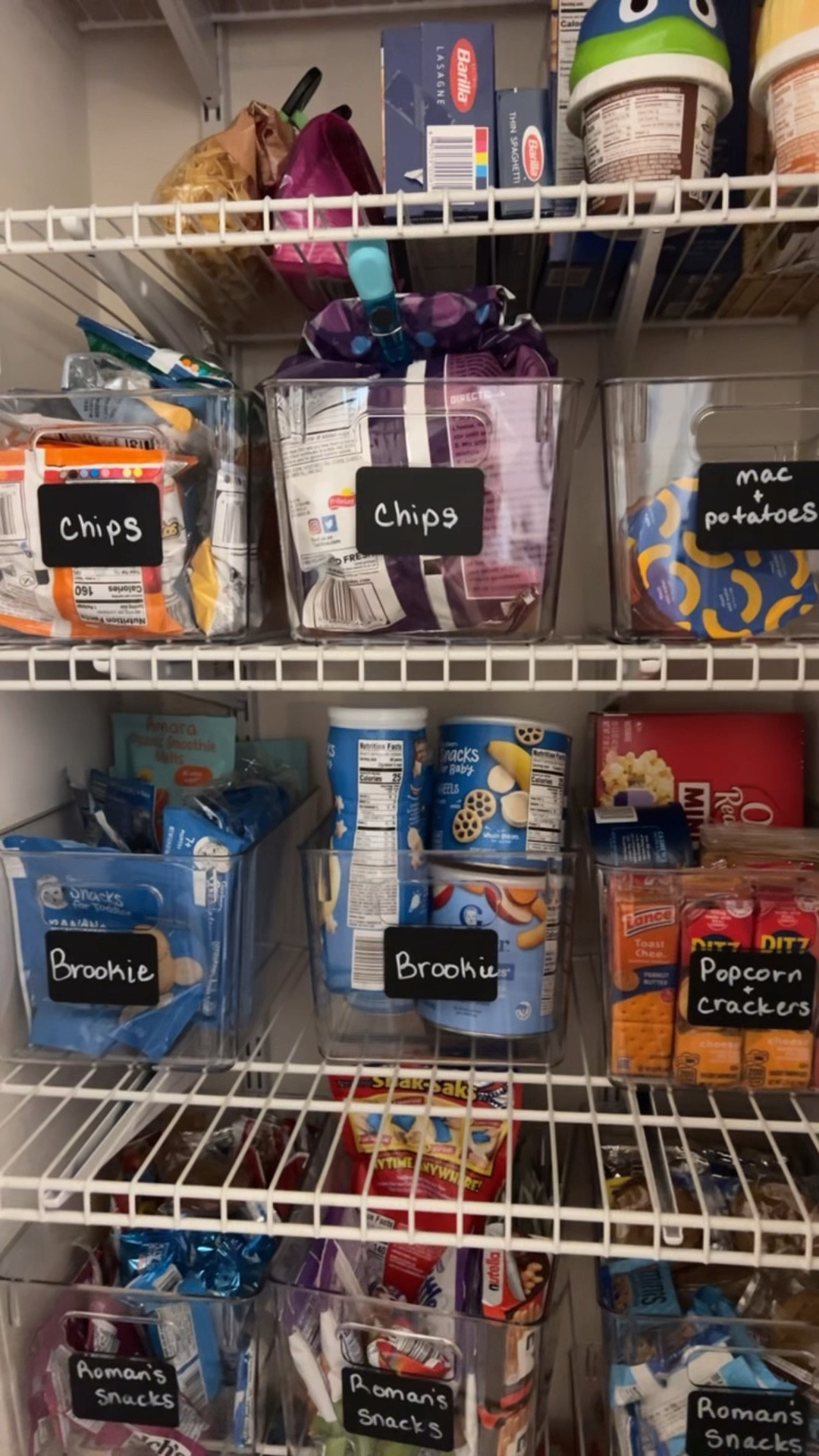 Pantry organization. Home organizing for household items. Perfect for closets, pantries, under sinks, and more. 

#LTKHome #LTKFindsUnder100 #LTKFamily