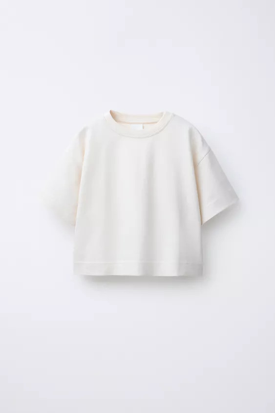 PLAIN HEAVYWEIGHT T-SHIRT | Zara US