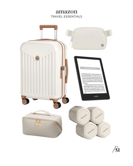 Amazon travel essentials. This carry on bag looks so luxe for under $100. Don't forget the paper white Kindle for reading on the go! 

#LTKtravel #LTKSeasonal #LTKstyletip