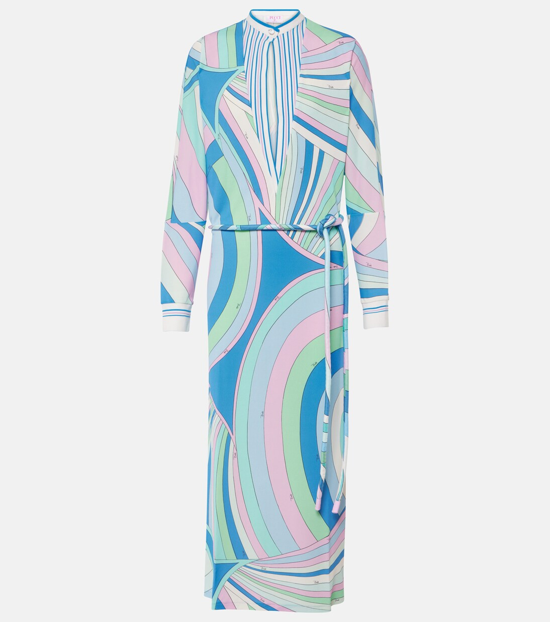 Layered belted printed tunic | Mytheresa (US/CA)